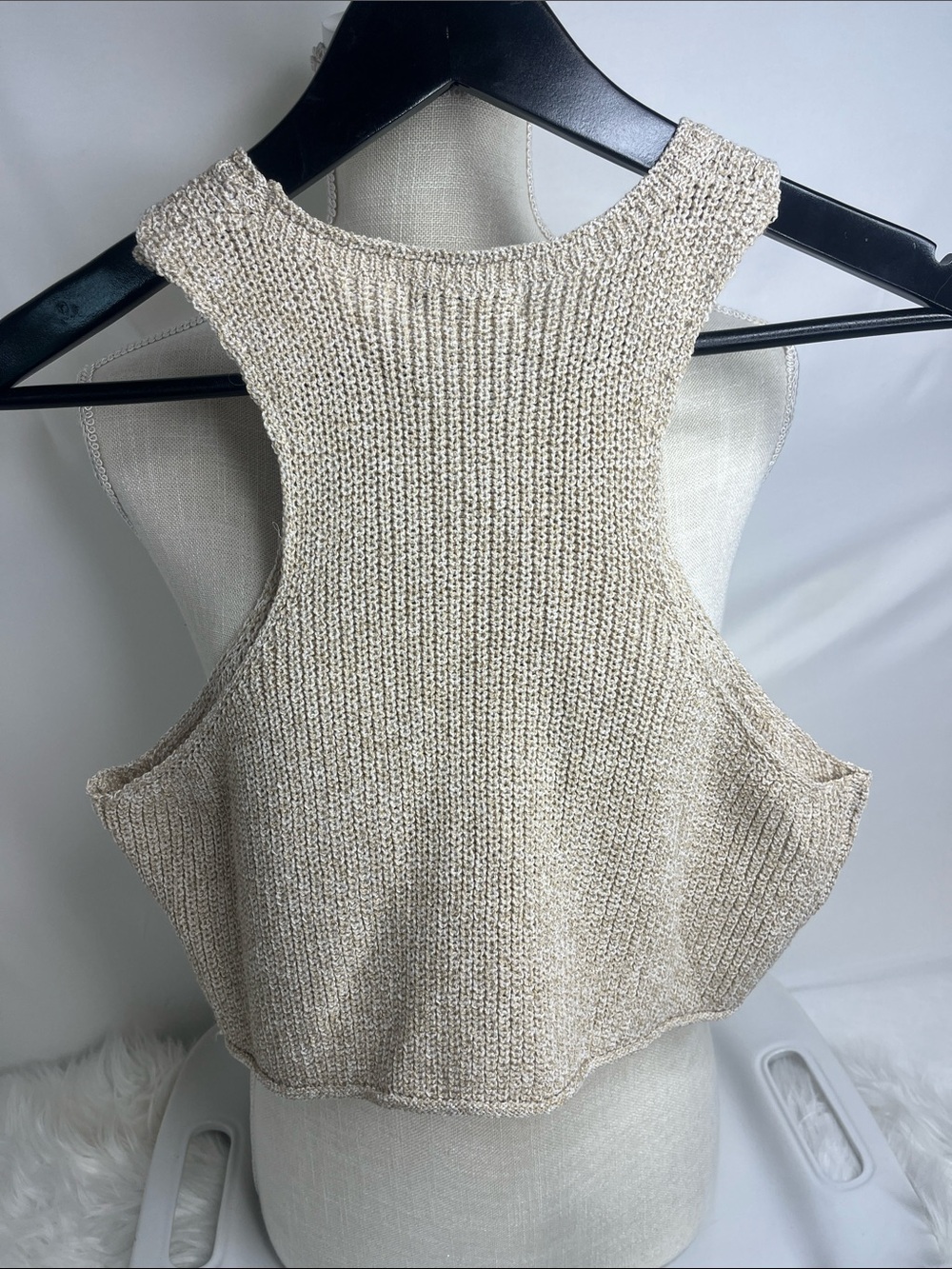 Fashion Nova Sand Knit Sweater Tank Top - Picture 4 of 7